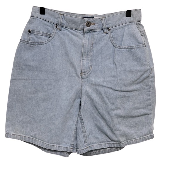 LIZ CLAIBORNE Vintage High Waisted Denim Shorts 6.5 inch Inseam Size 6 - Picture 1 of 6